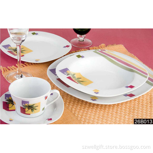Square Dinner Set (SET26B013)